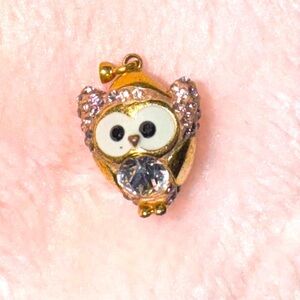 Pink Swavorski Owl 🦉 Pendant